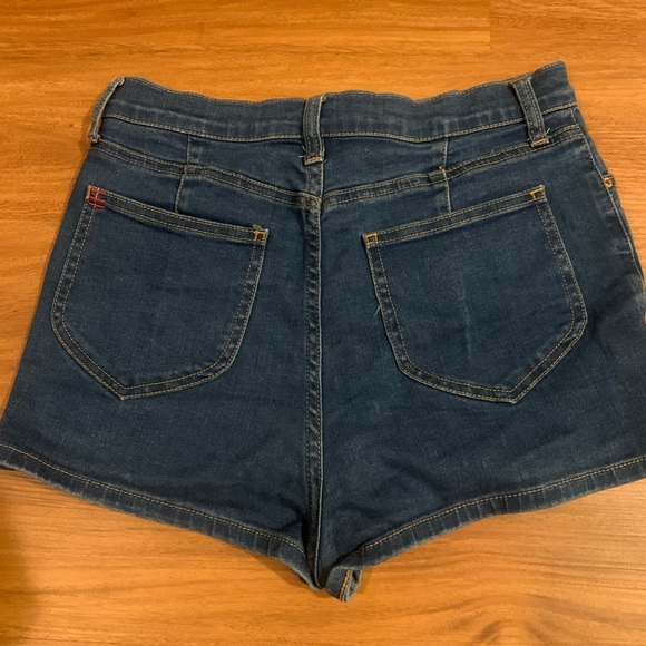 Urban High Rise Denim Shorts - Picture 2 of 2